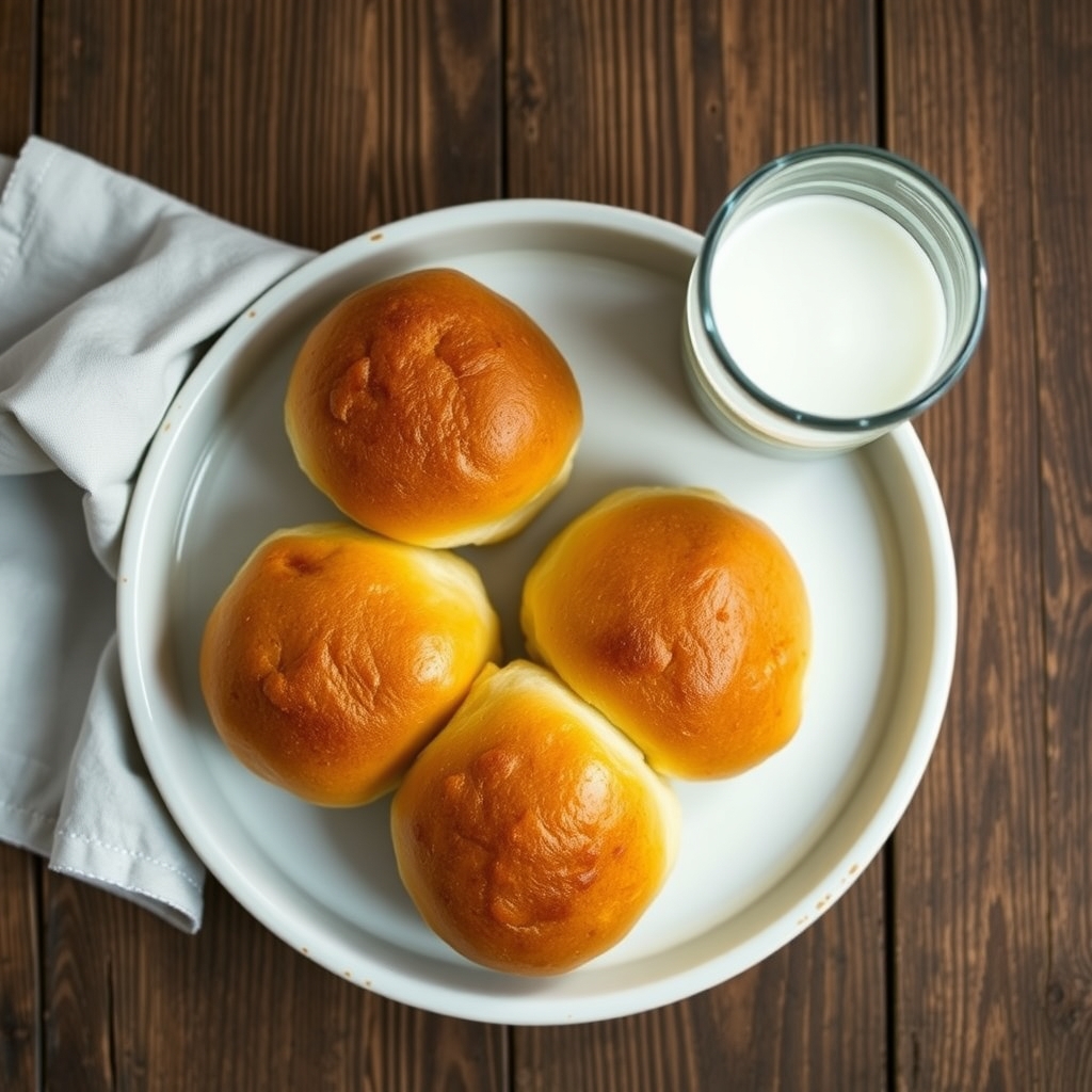 60 Minute Parker House Rolls