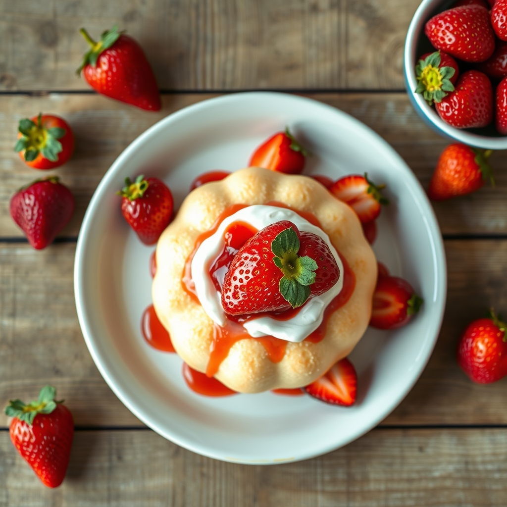 Angel Strawberry Dessert