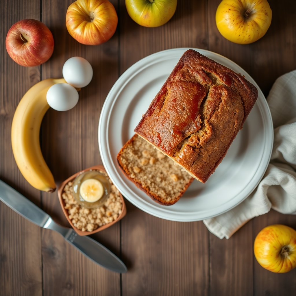 Apple-Banana Bread