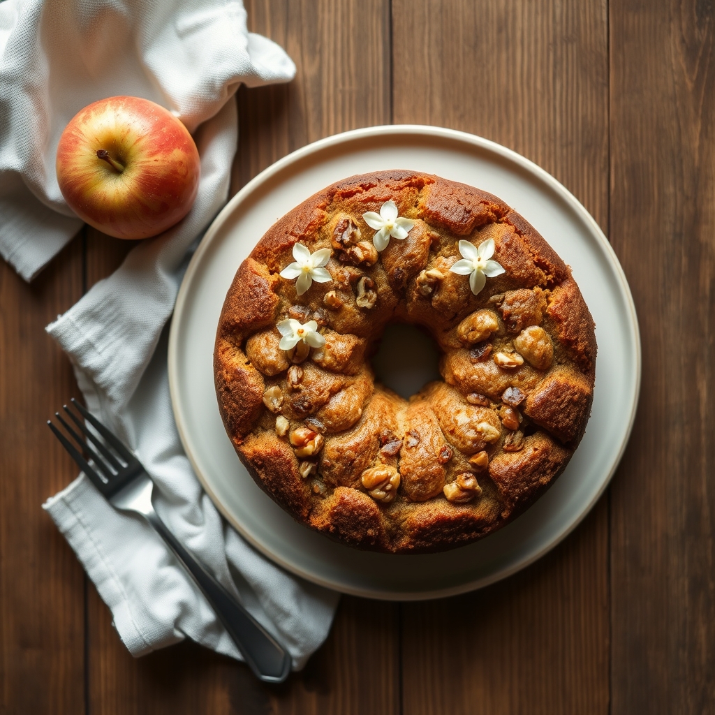 Apple-Nut Cake