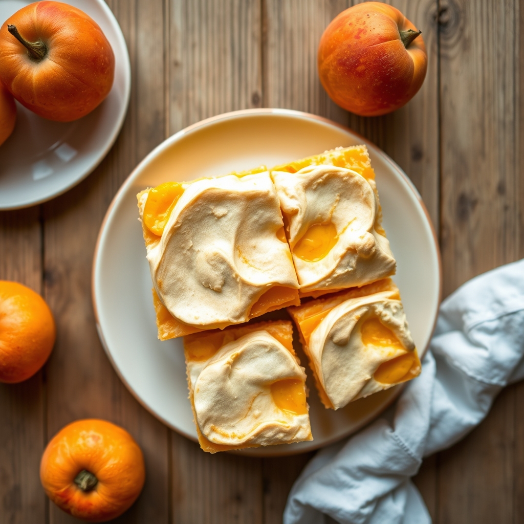 Apricot Meringue Bars(Makes 16 Servings)