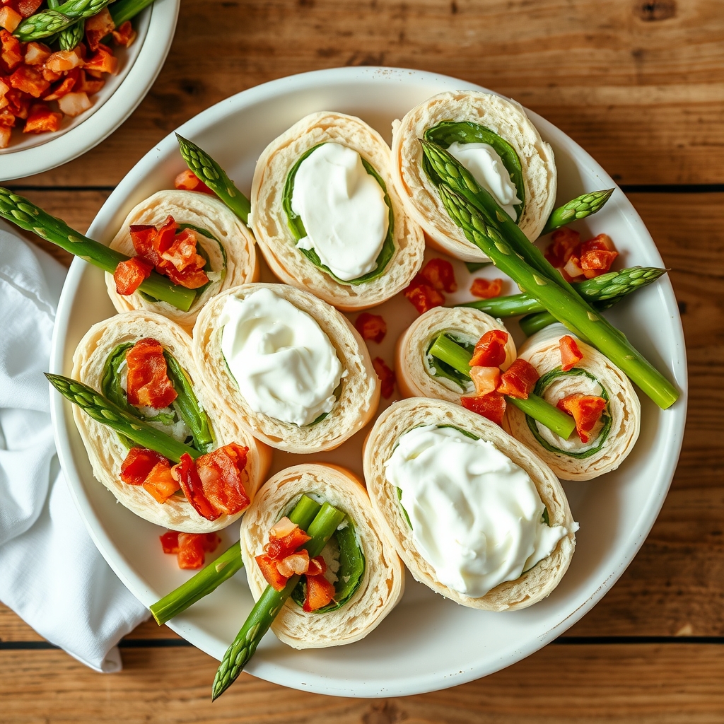 Asparagus-Bacon Roll-Ups