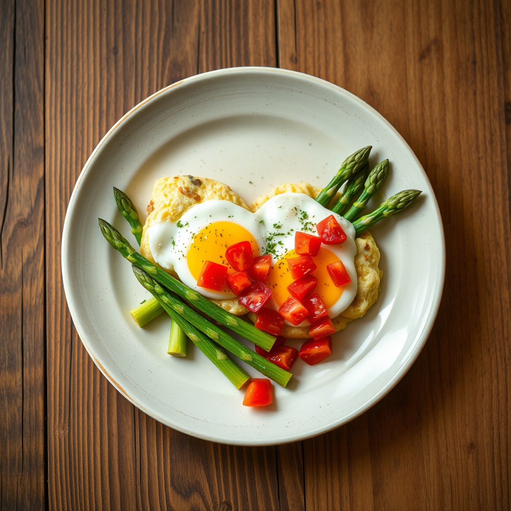 Asparagus Crab Omelets