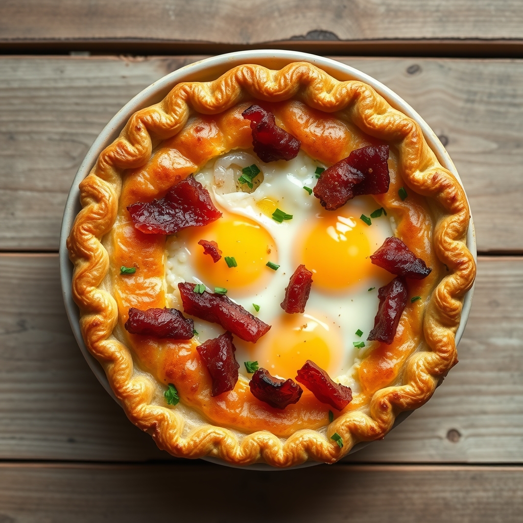Bacon And Egg Pie
