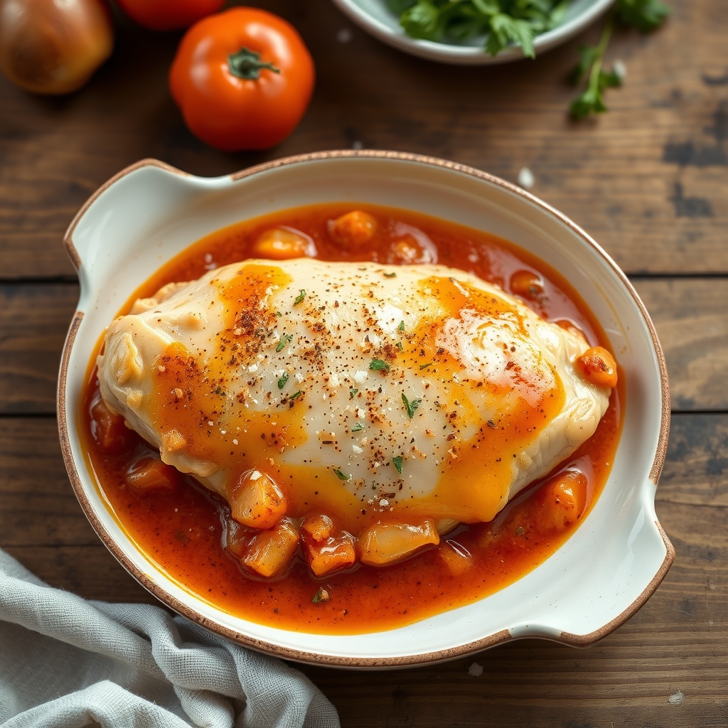 Baked Chicken Breast With Sauce