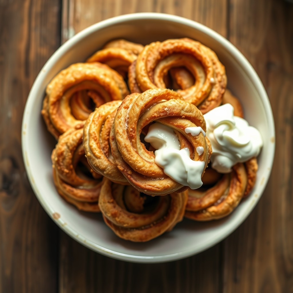 Baked Cinnamon Twists Or Crullers