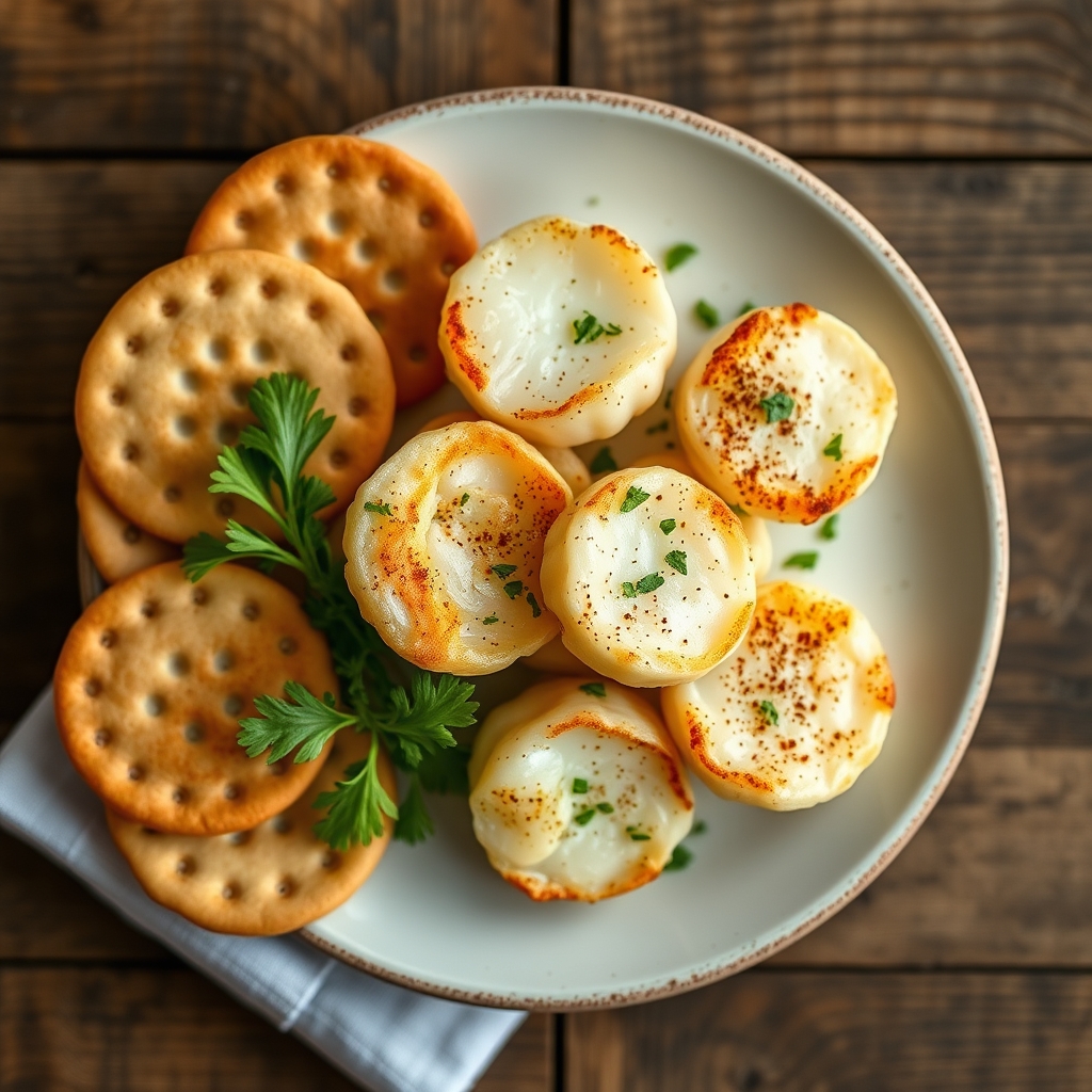 Baked Sea Scallops