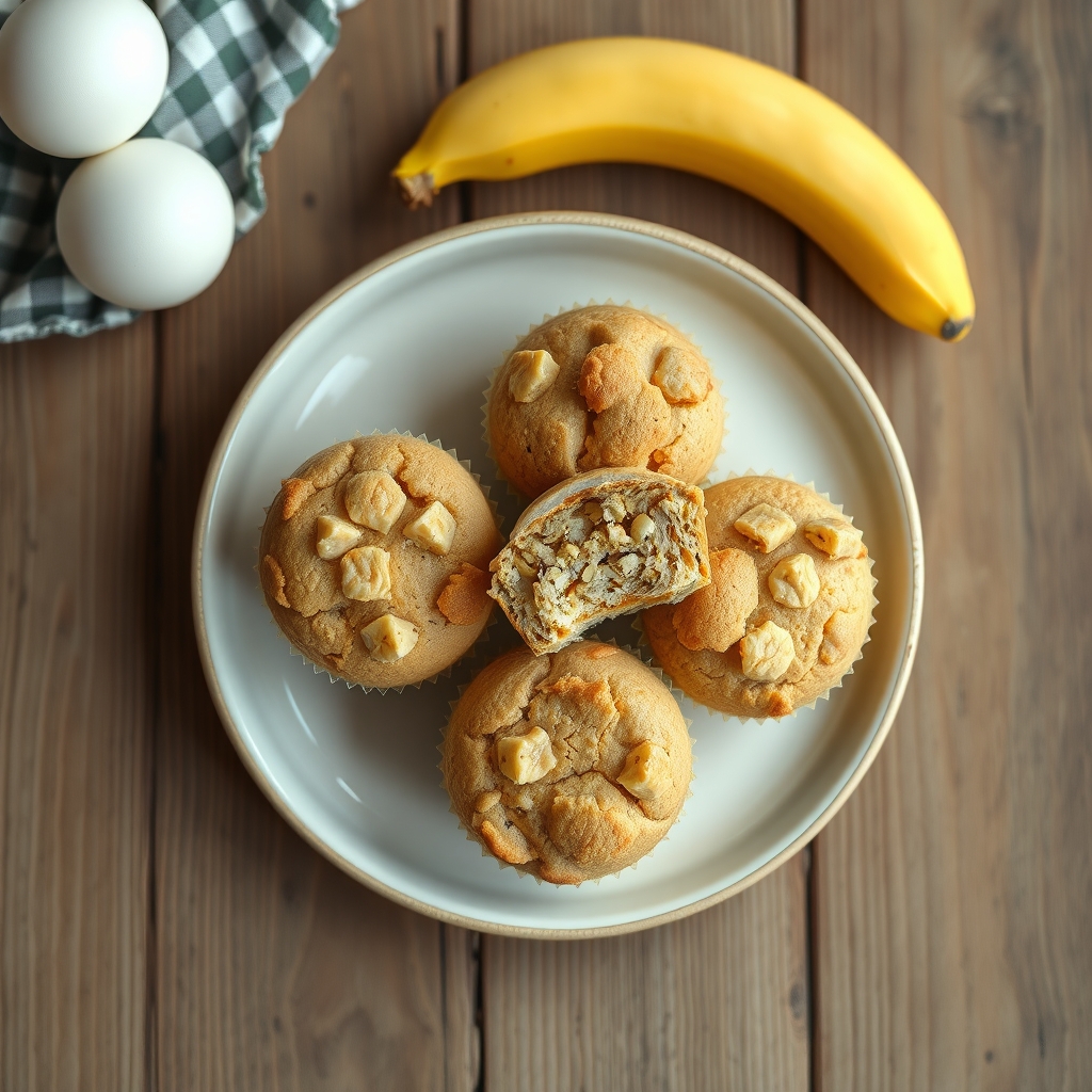 Banana Peanut Butter Muffins