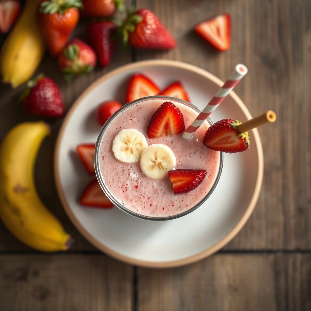 Banana Strawberry Smoothie