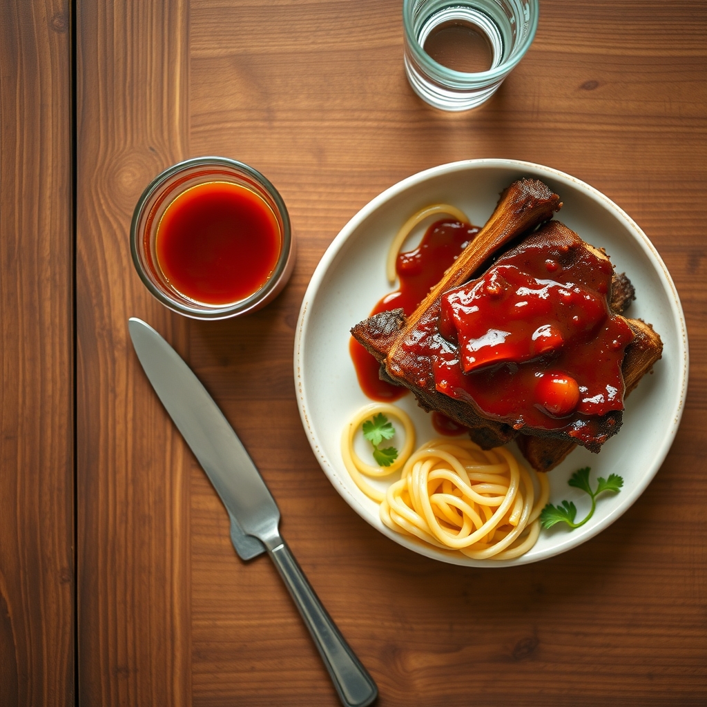 Barbecue Pork And Mostaccioli