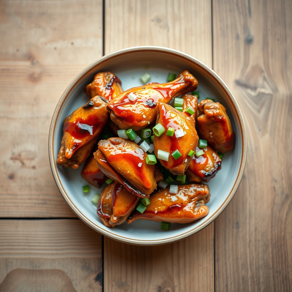 Barbecued Chicken Wings