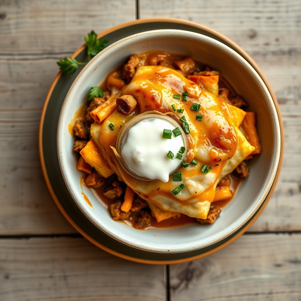 Beef Enchilada Casserole