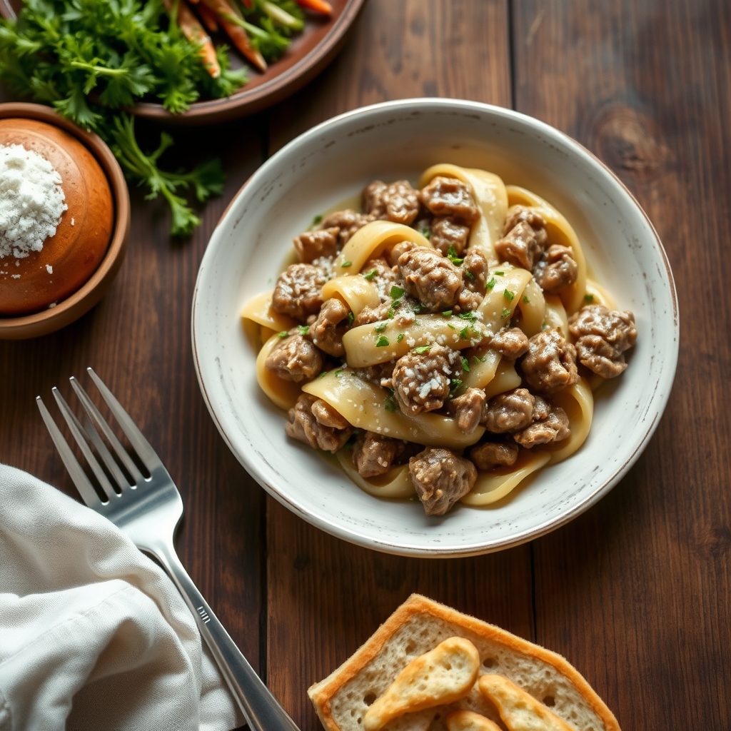 Beef Stroganoff