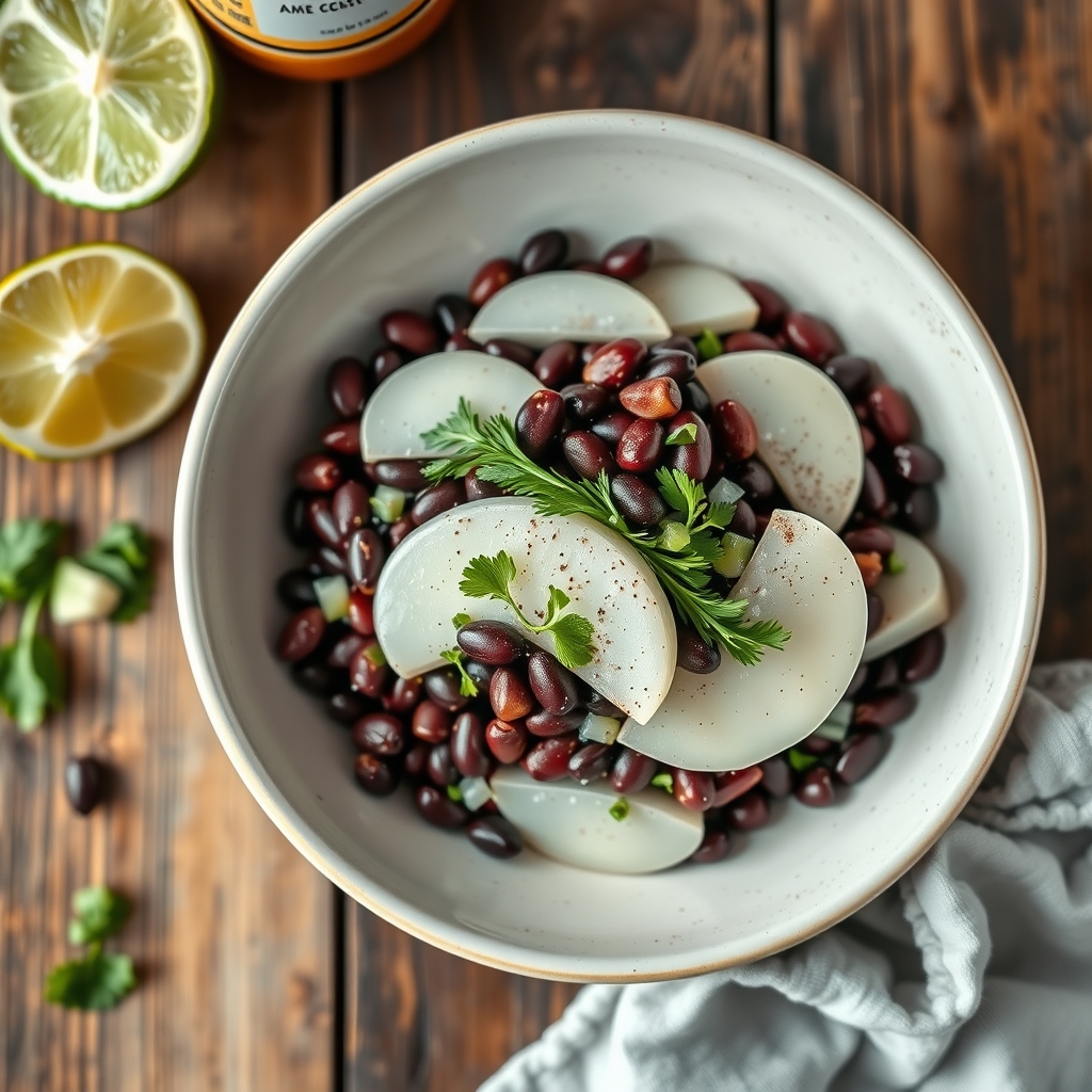 Black Bean And Jicama Salad