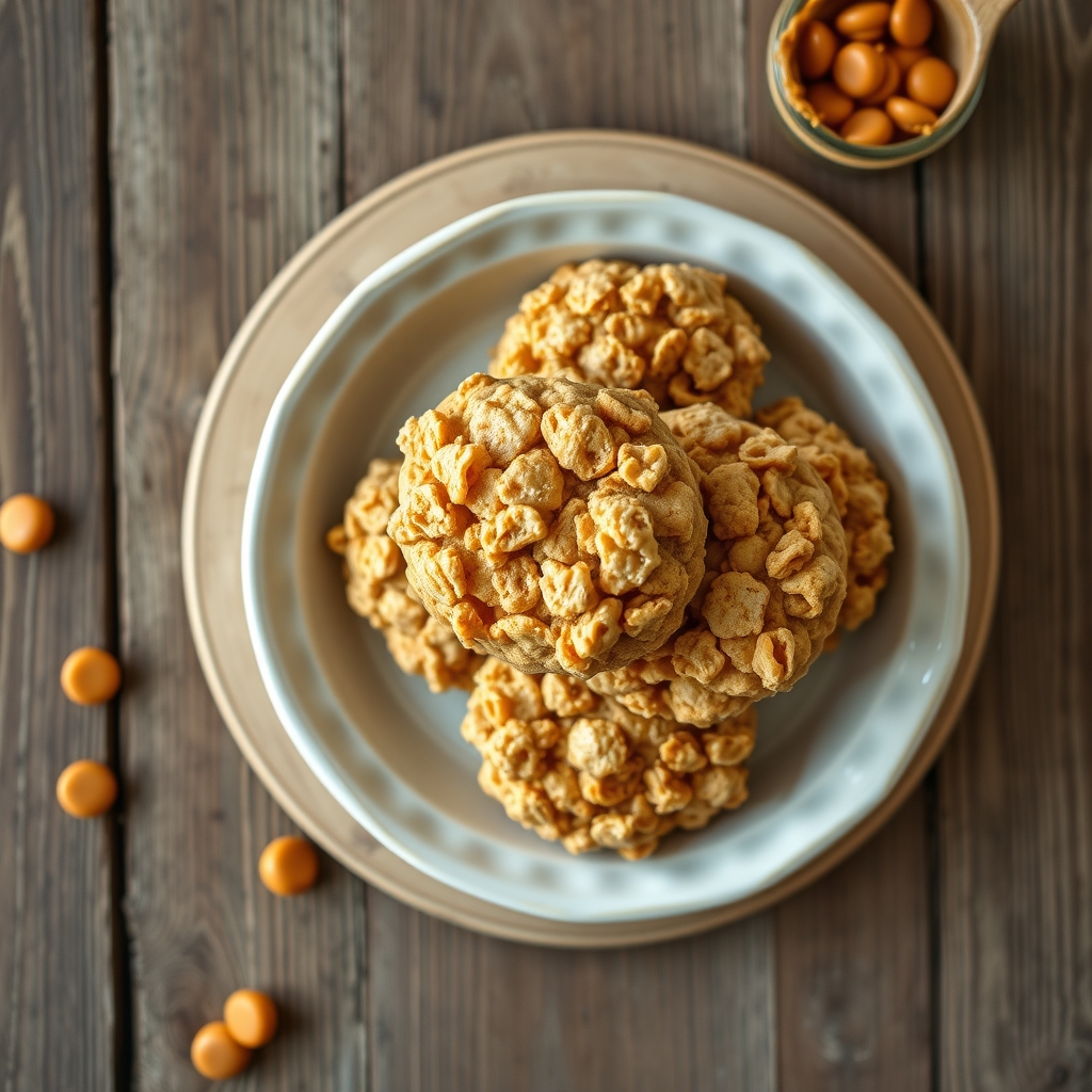Butterscotch Cornflake Cookies