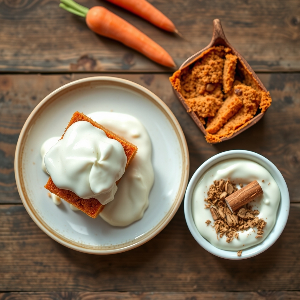 Carrot Cake With Cream Cheese Hard Sauce