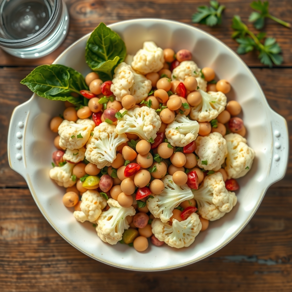 Cauliflower - Lima Bean Salad