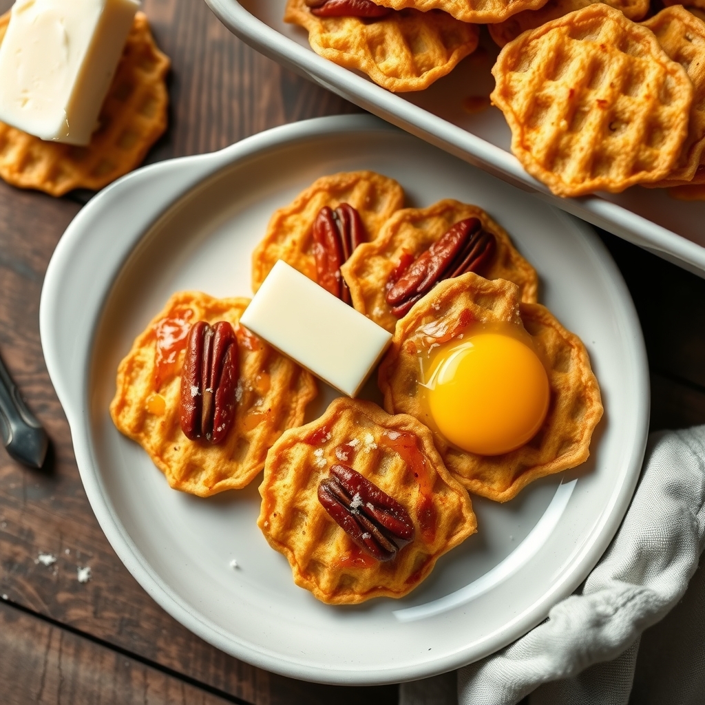 Cheddar Pecan Crisps