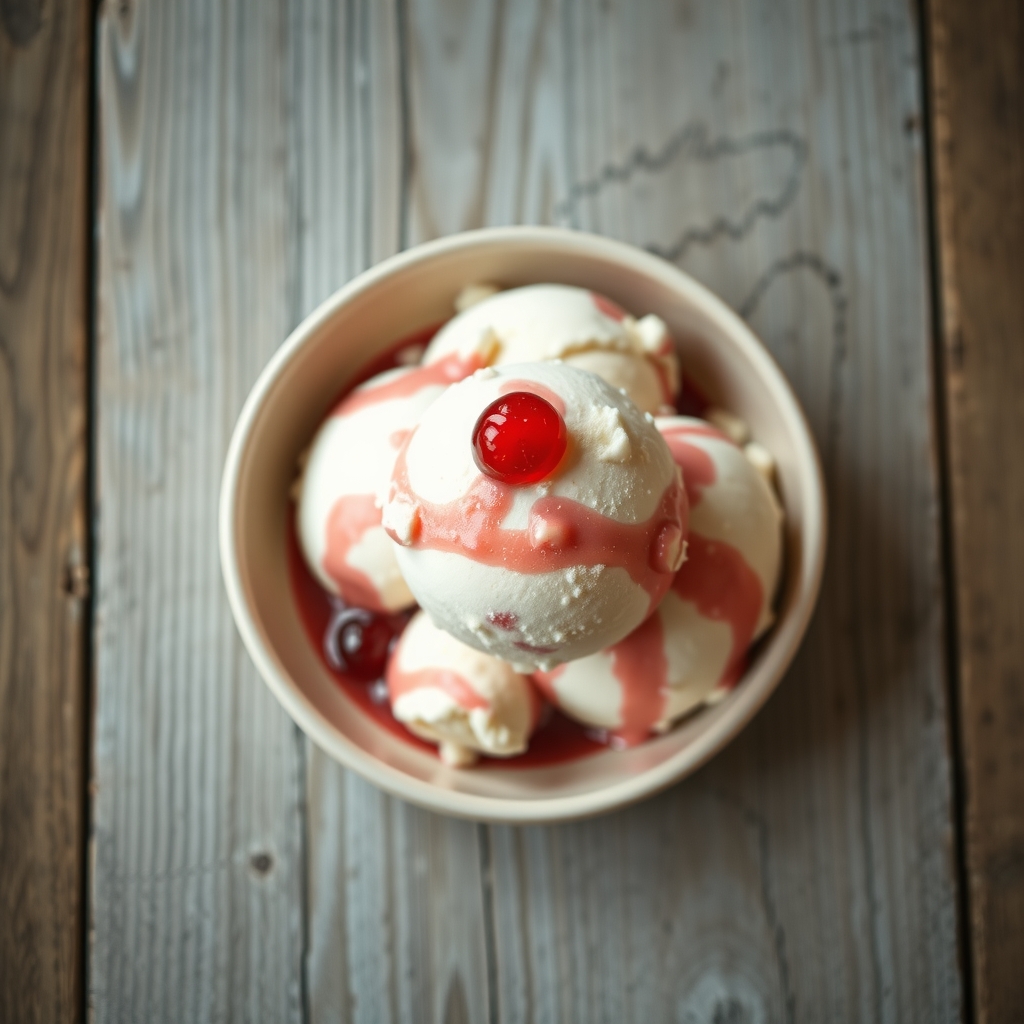 Cherry Cheese Cake Ice Cream