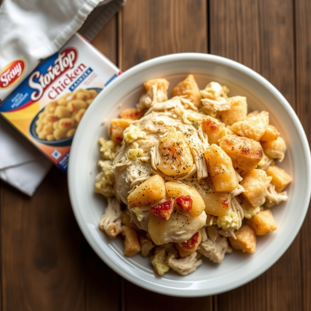 Chicken And Dressing Casserole