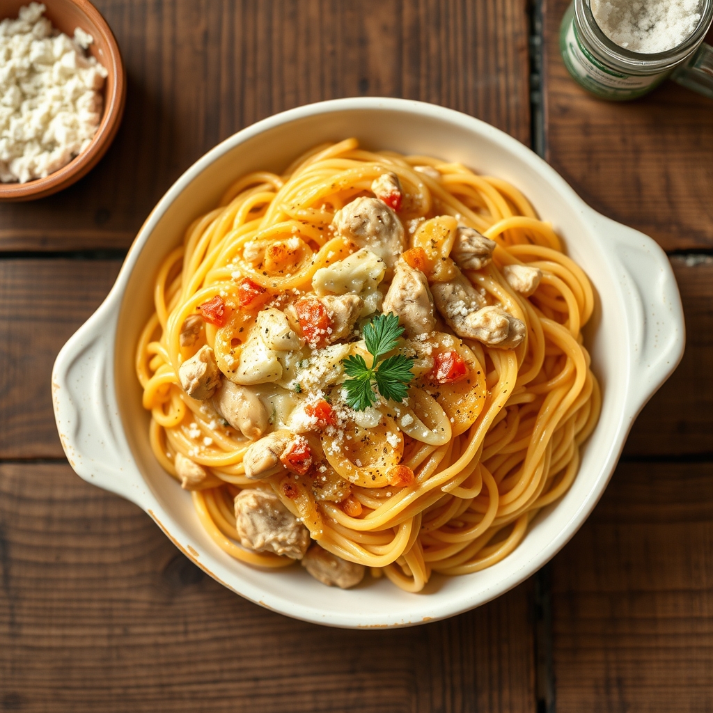 Chicken And Spaghetti Casserole