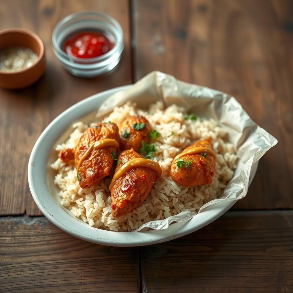 Chicken 'N Rice In A Bag