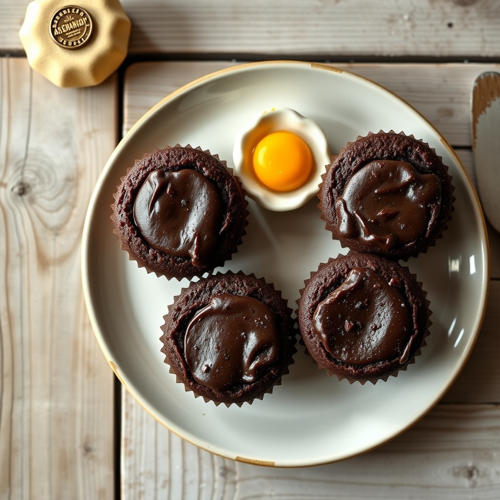 Chocolate Bottom Cupcakes