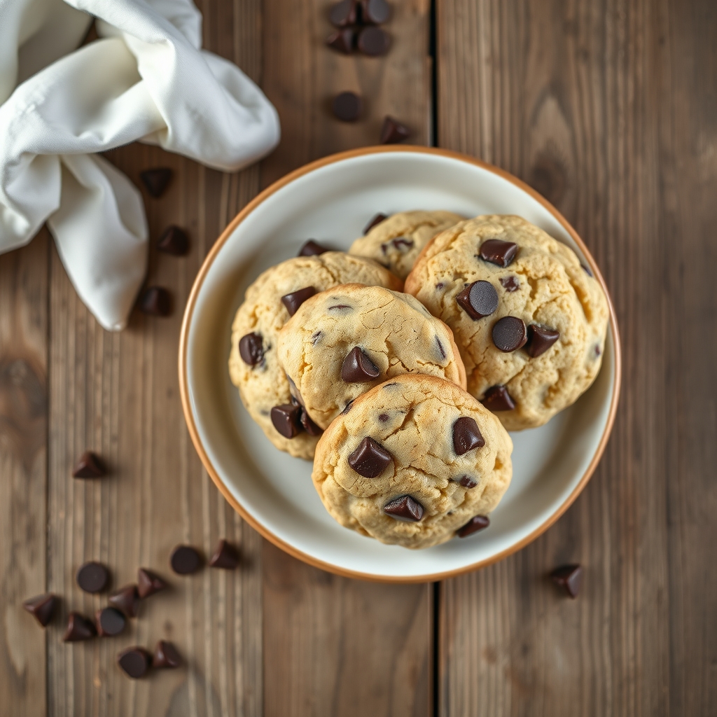 Chocolate Chip Cookies(Low-Fat)