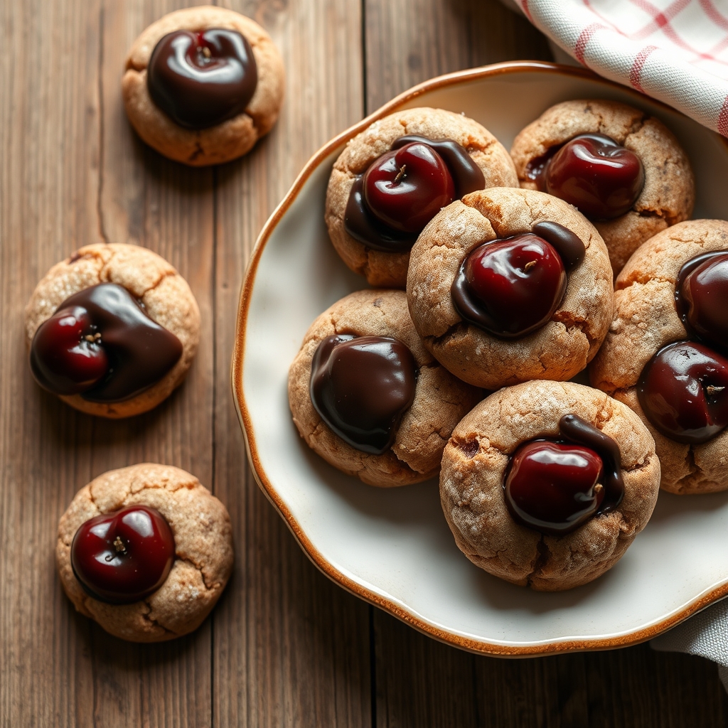 Chocolate-Covered Cherry Cookies