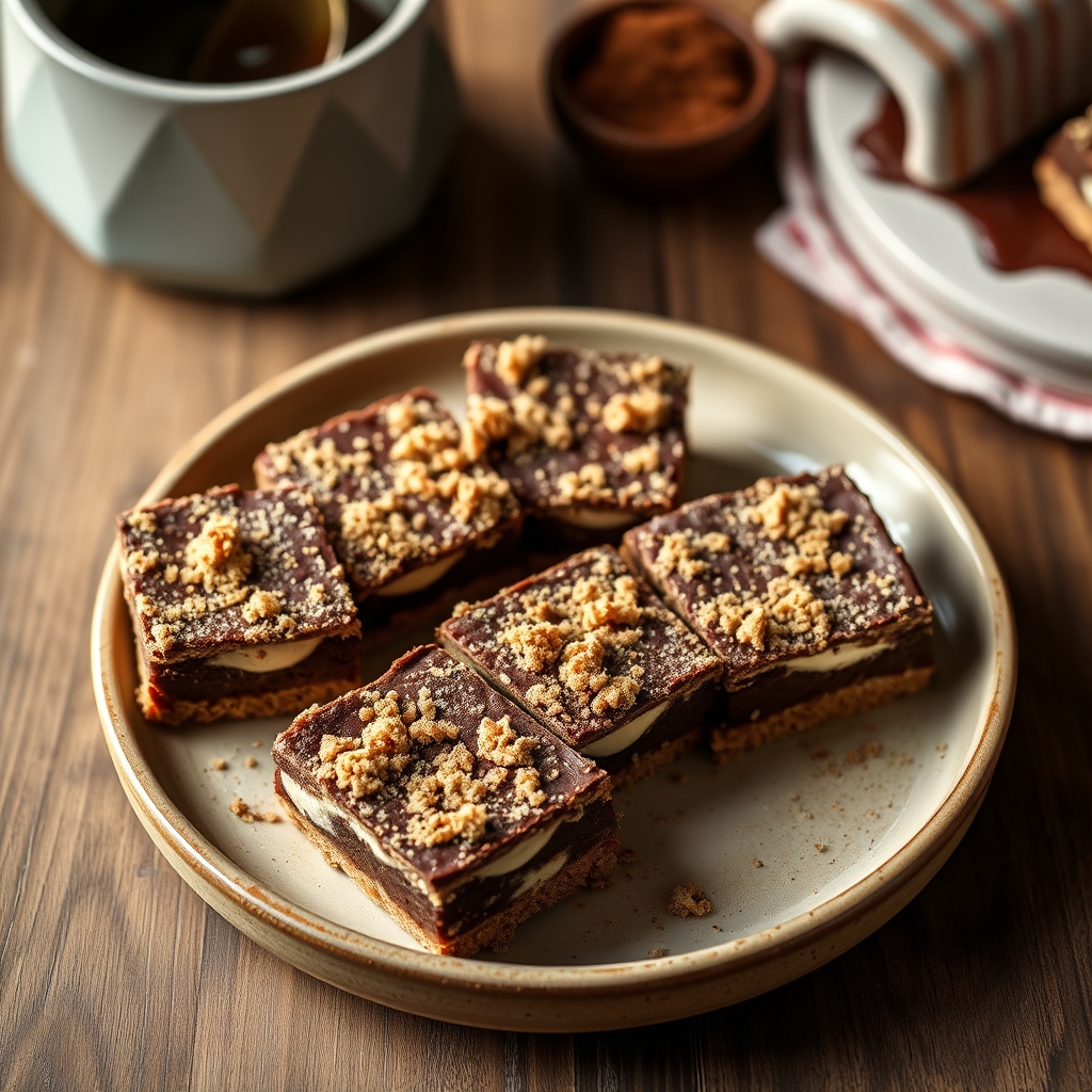 Chocolate Macaroon Bars