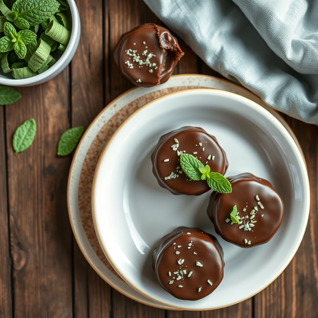 Chocolate Mint Snappers