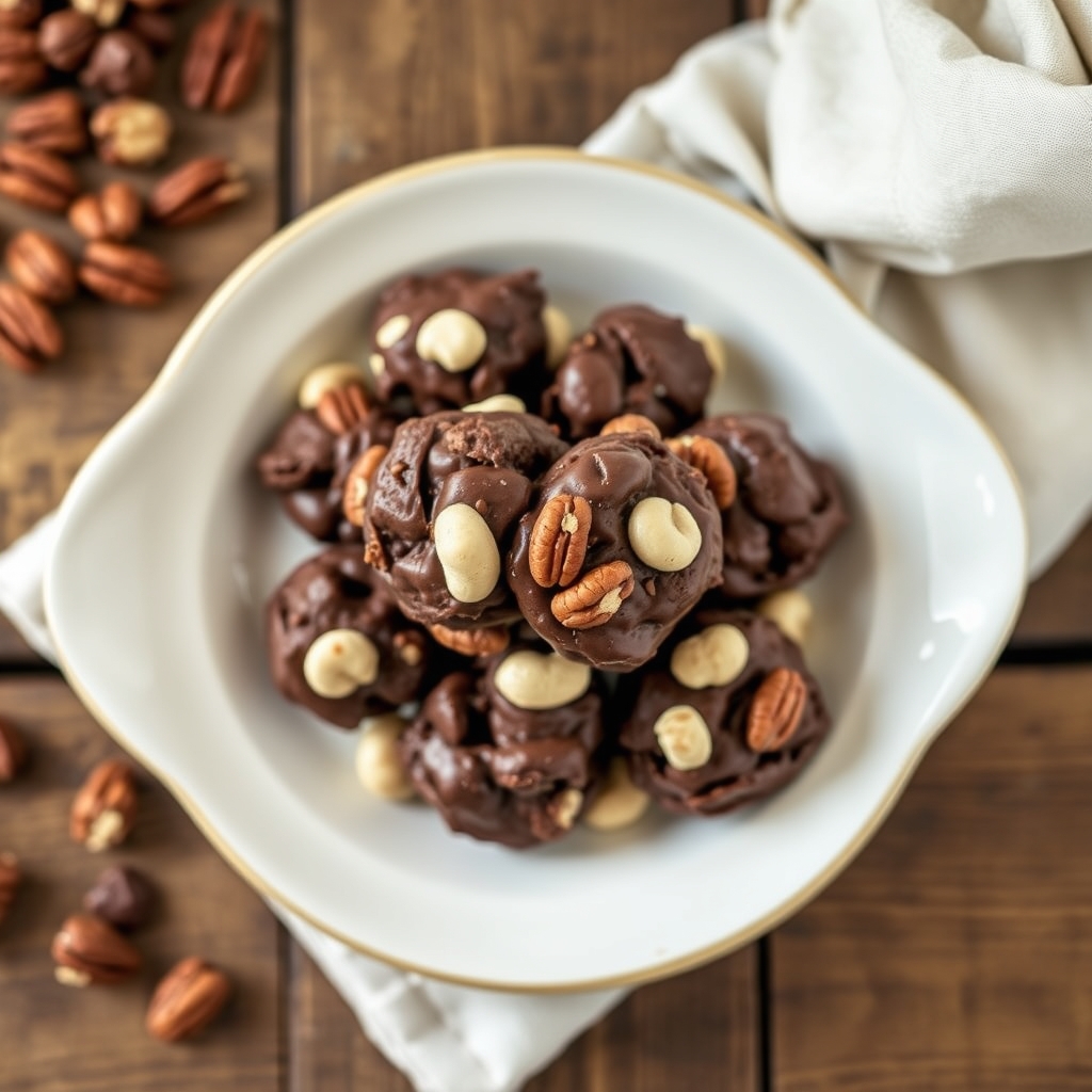 Chocolate Nut Clusters