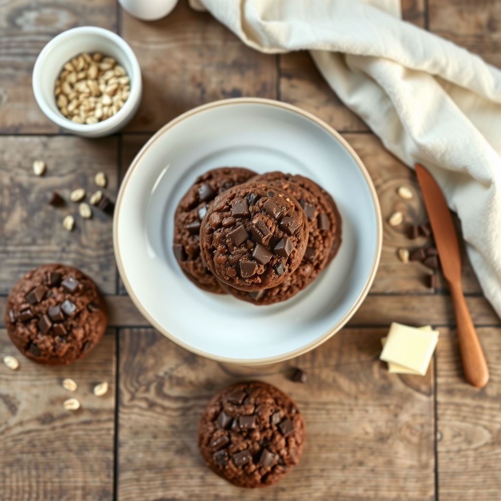 Chocolate Oatmeal Cookies