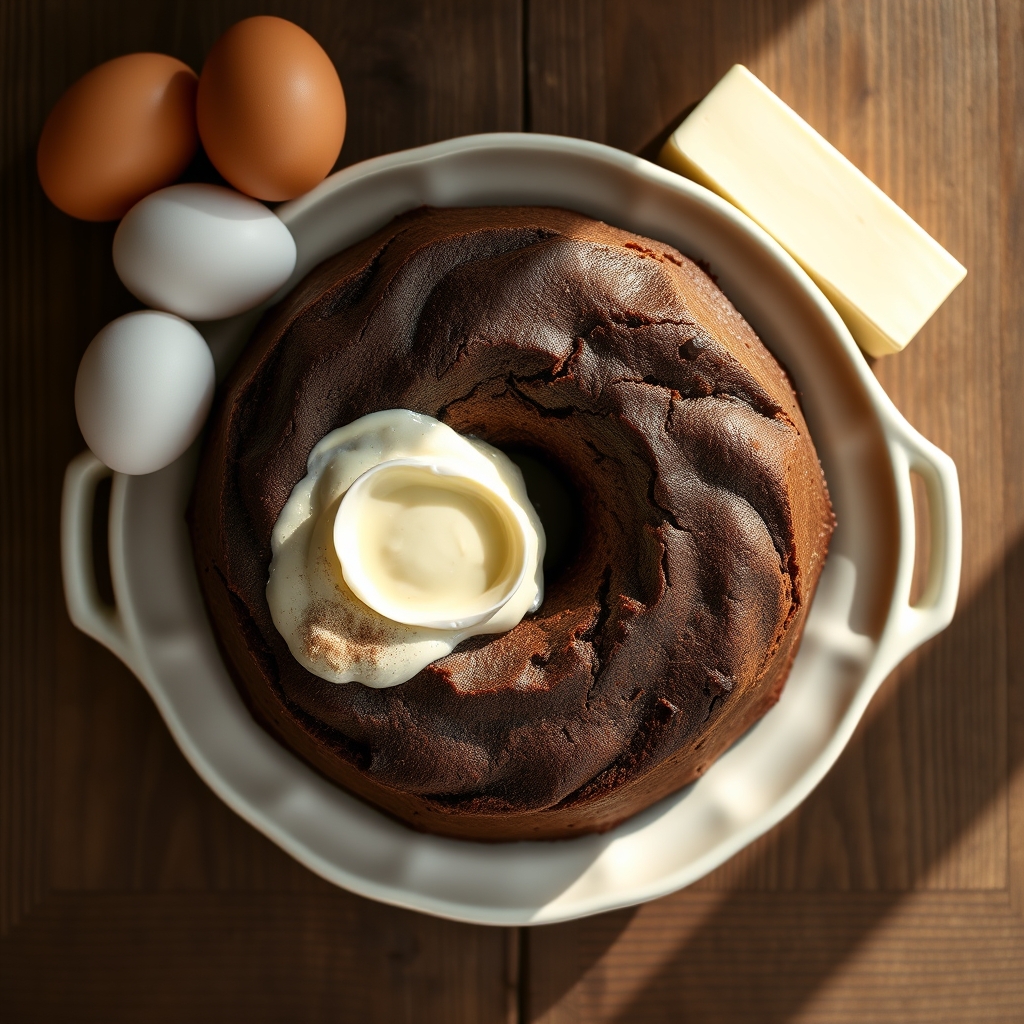 Chocolate Sour Cream Pound Cake