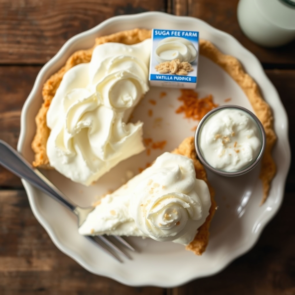 Coconut Cream Pie(Low Calorie)
