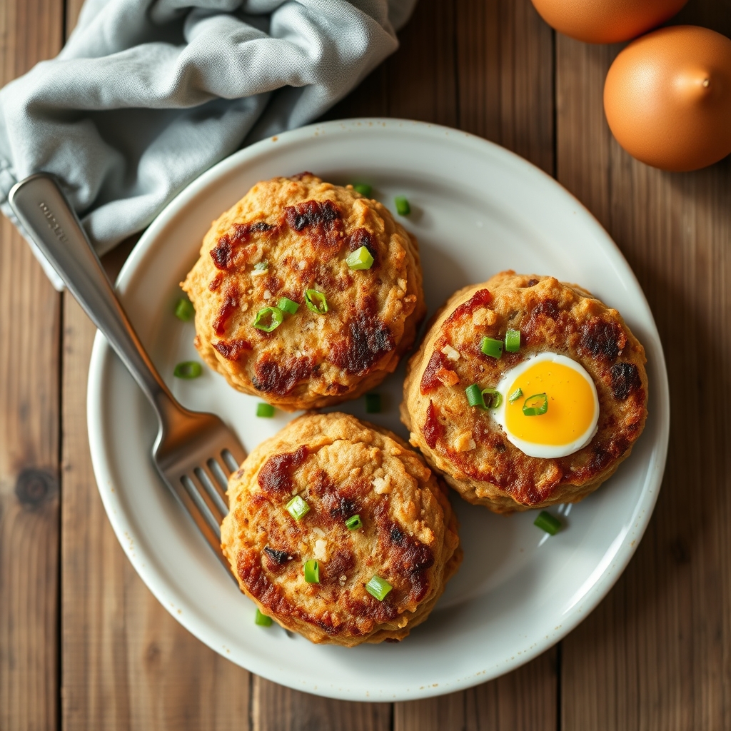 Corned Beef Egg Patties