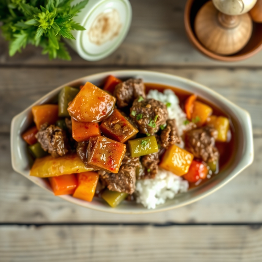 Crock-Pot Sweet And Sour Beef And Vegetables