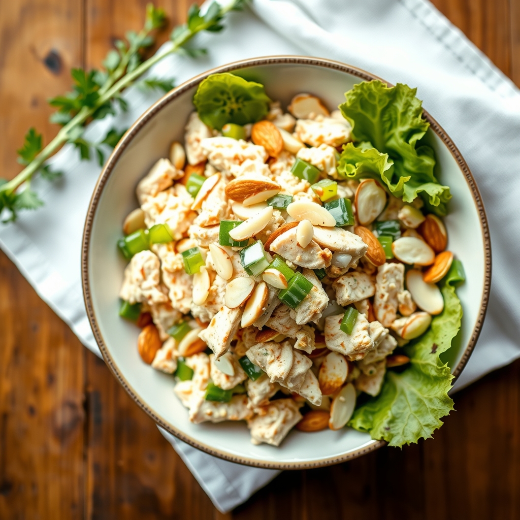 Crunchy Hot Chicken Salad