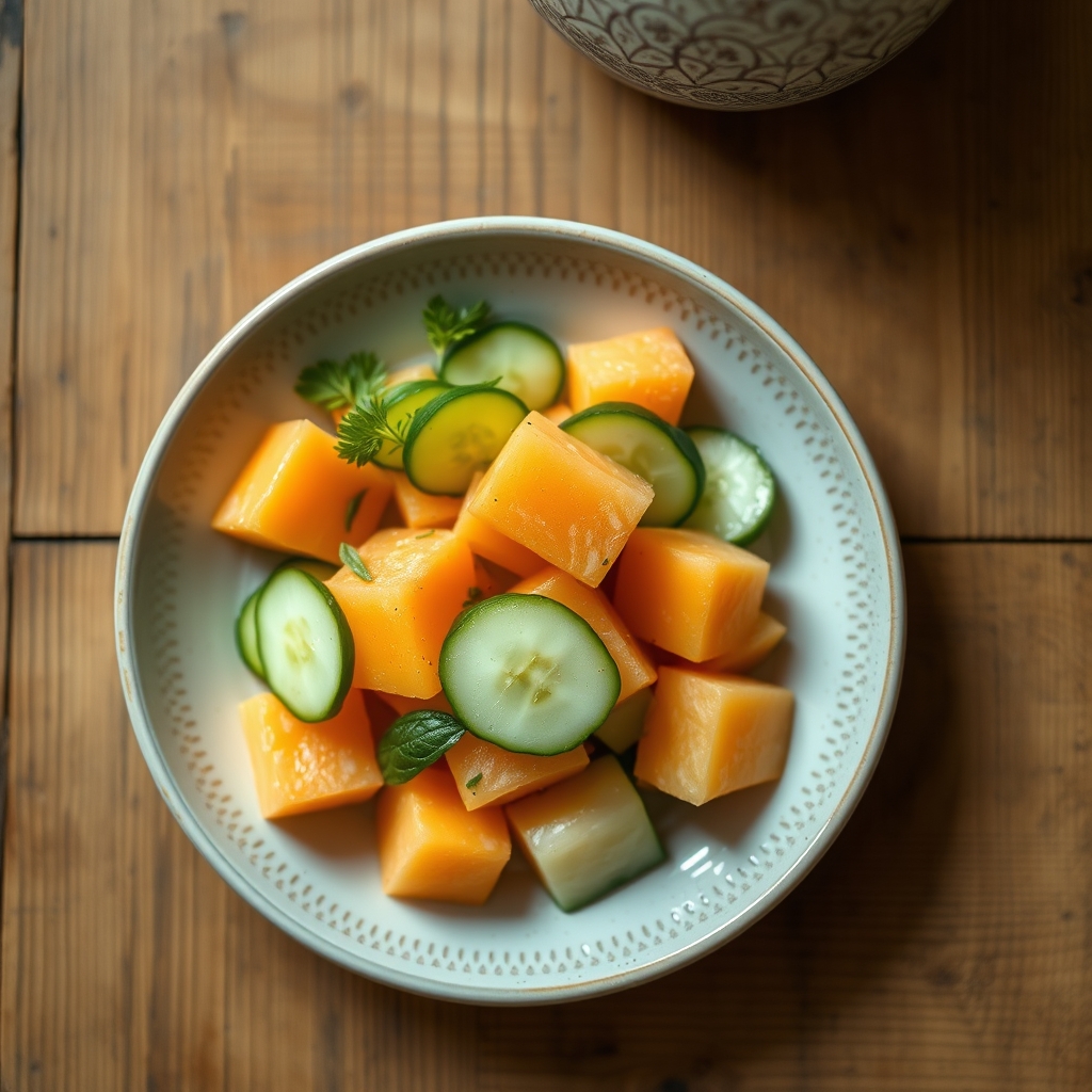 Cucumber And Melon Salad