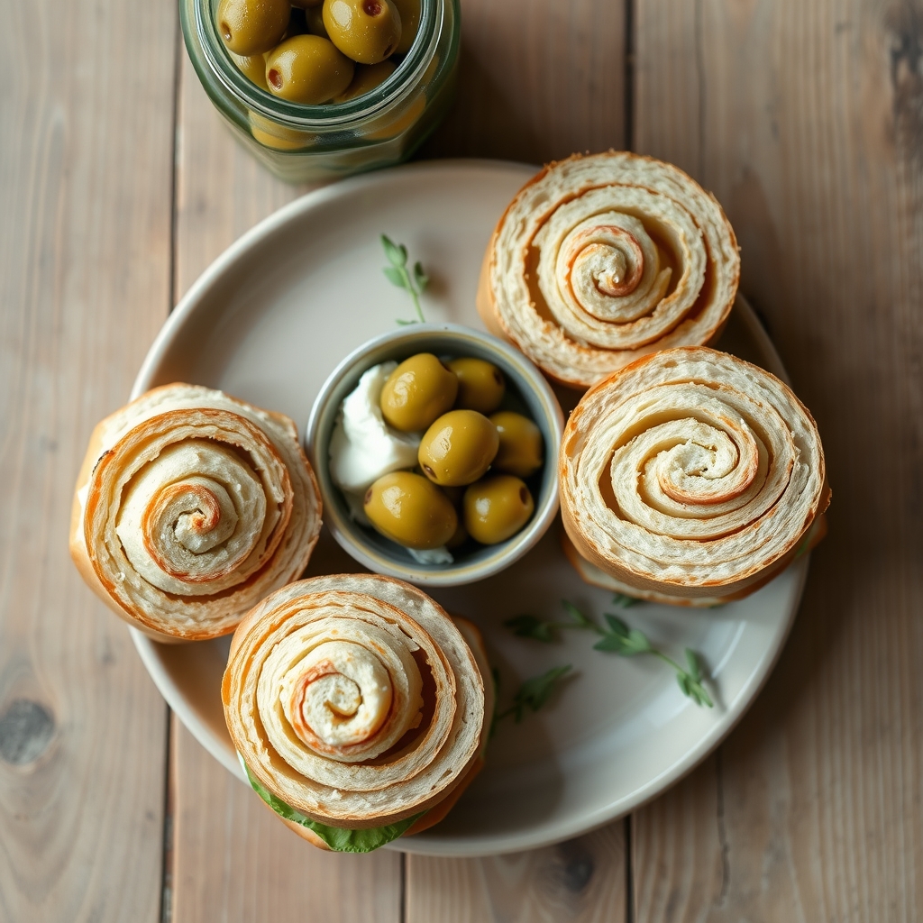 Dainty Pinwheel Sandwiches