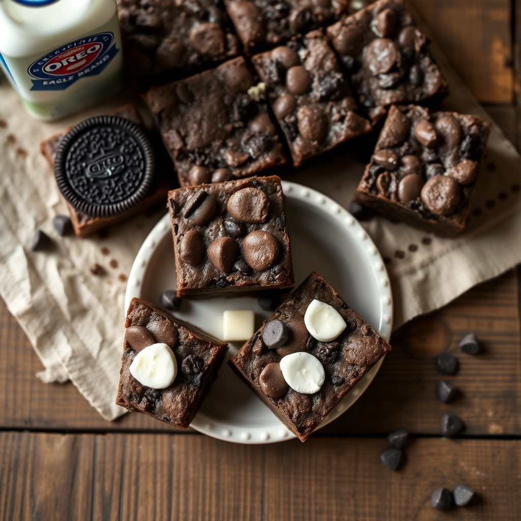 Double Chocolate Cookie Bars