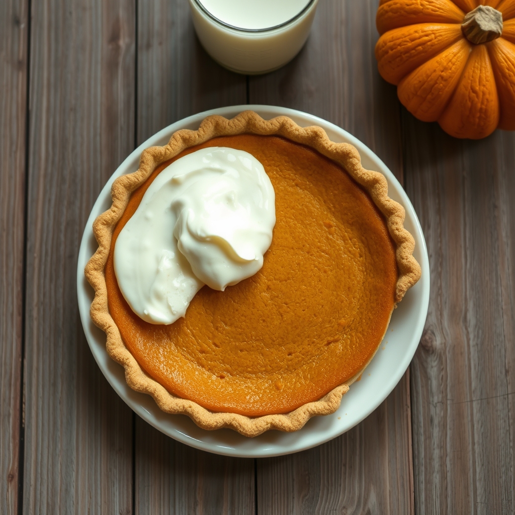 Double Layer Pumpkin Pie