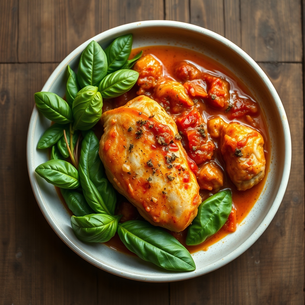Easy Chicken Cacciatore