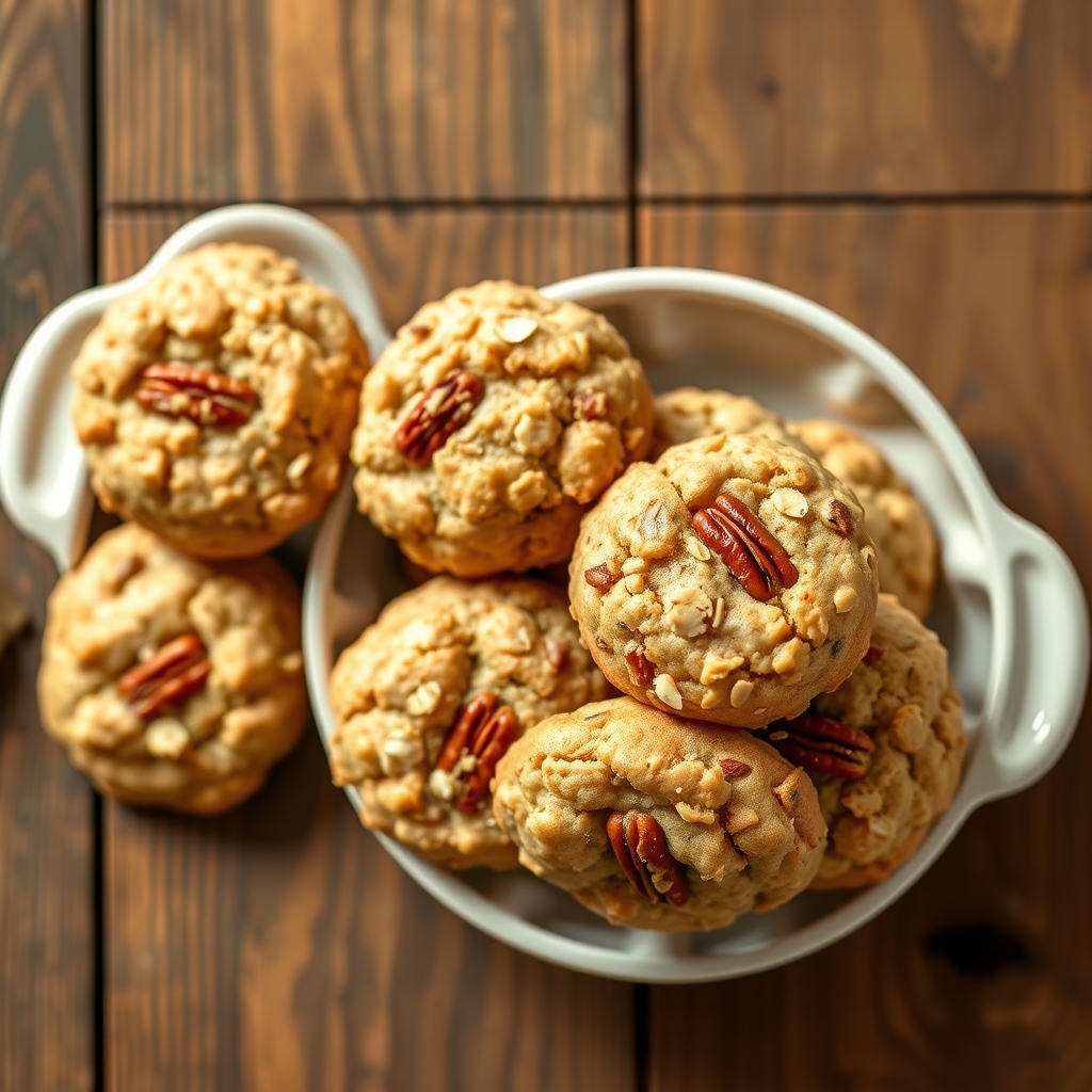 Easy Oatmeal Pecan Cookies