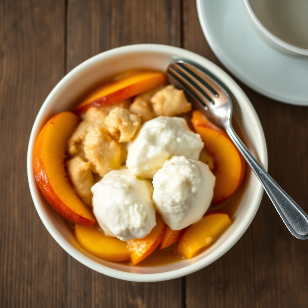Easy Peach Cobbler