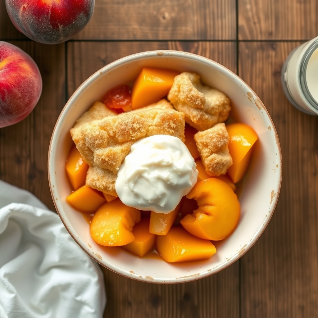 Easy Peach Cobbler