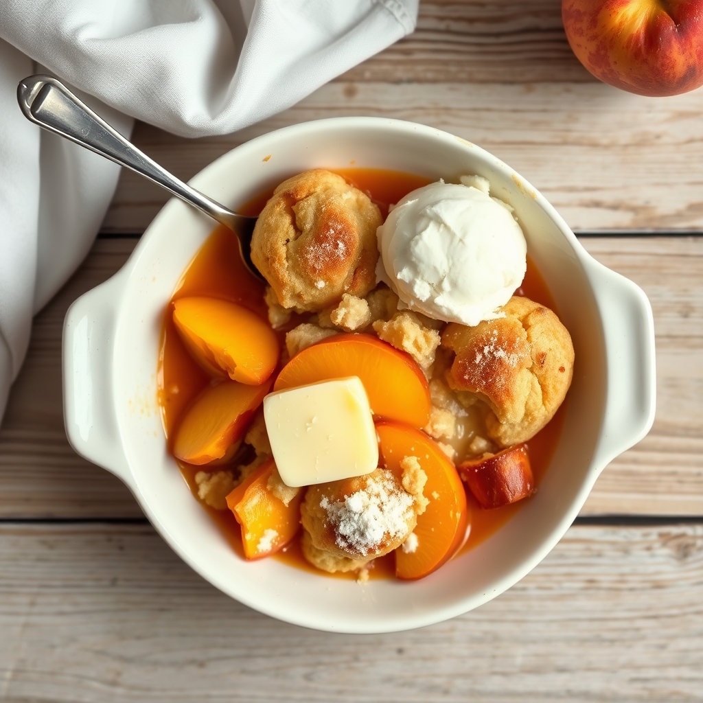 Easy Peach Cobbler