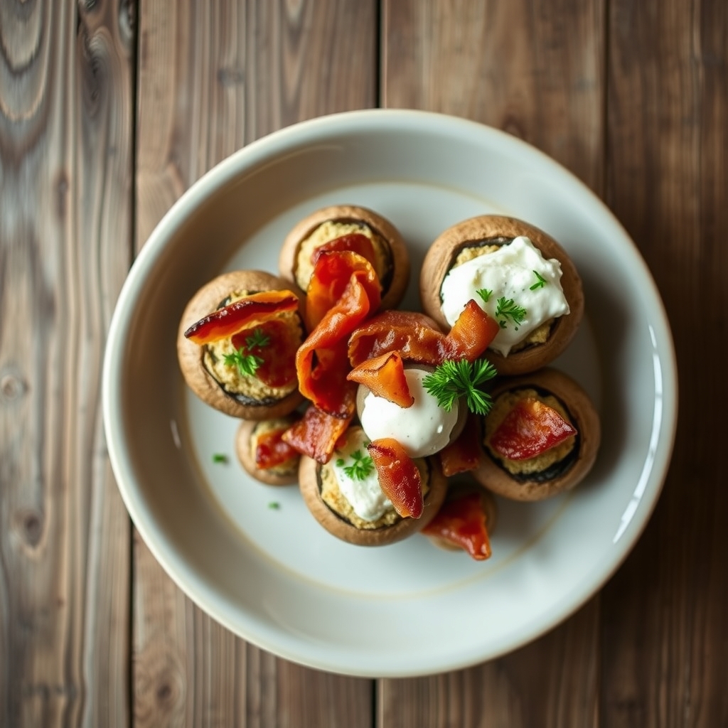 Easy Stuffed Mushrooms