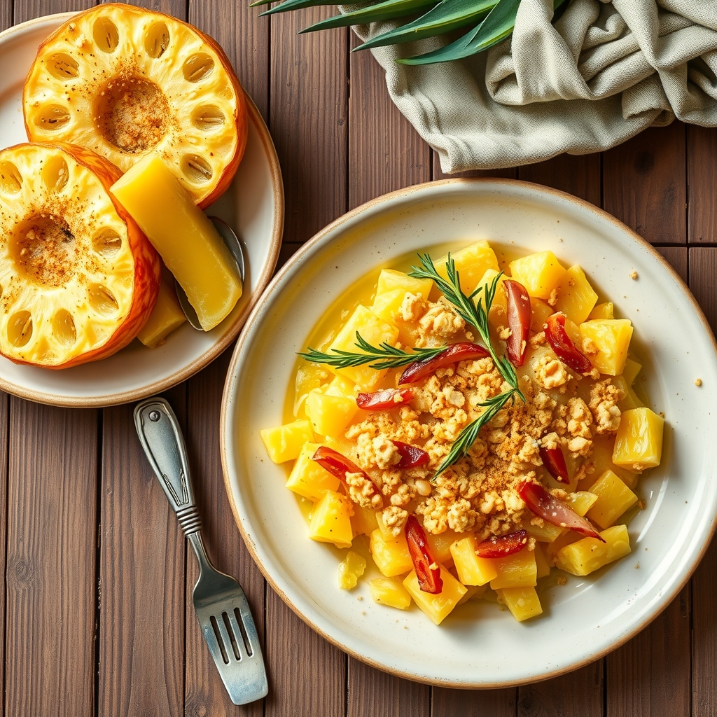Escalloped Pineapple(Serve With Ham)