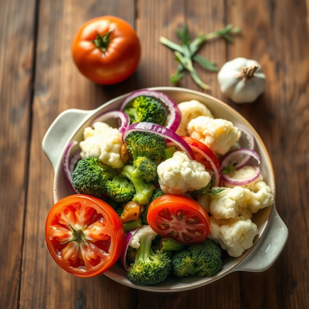 Fat Free Vegetable Salad